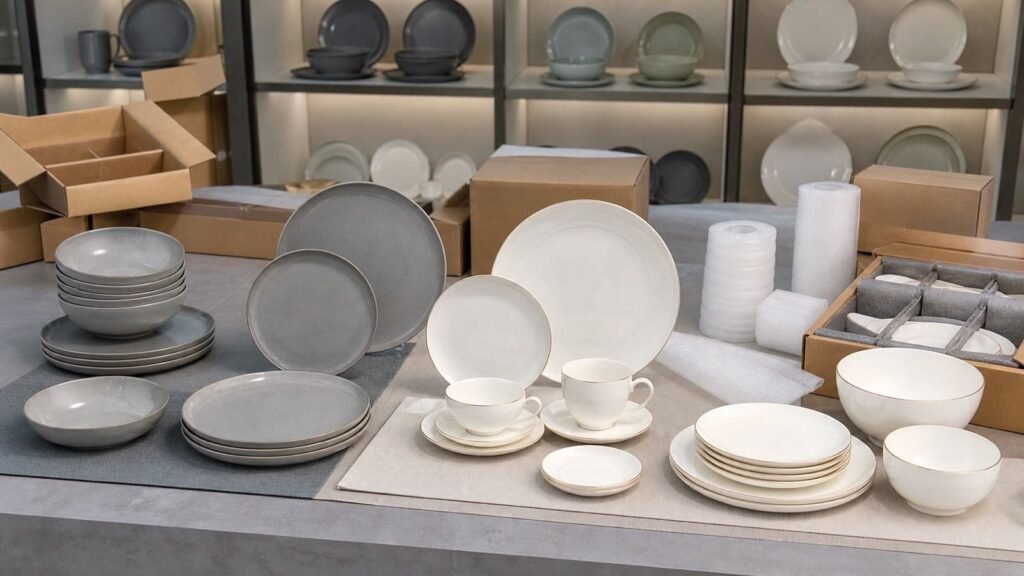 coordinated ceramic dinnerware materials packed for wholesale review