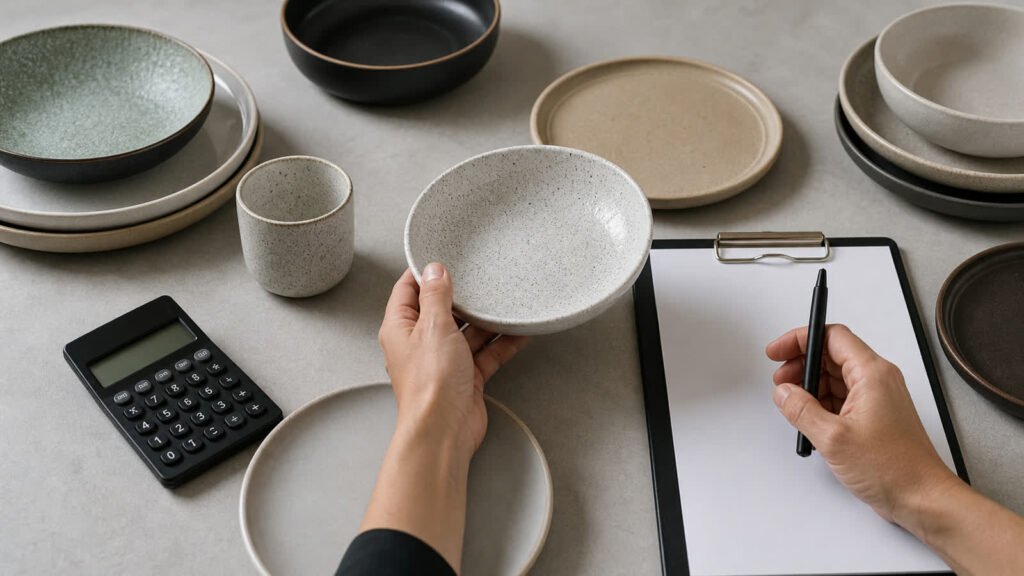 sustainable ceramic tableware wholesale buyer evaluation for build a supplier scorecard and orde