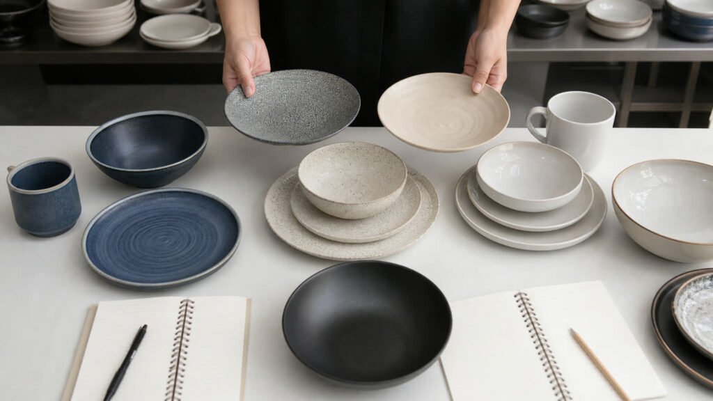 ceramic tableware import demand wholesale buyer evaluation for segment products by price design