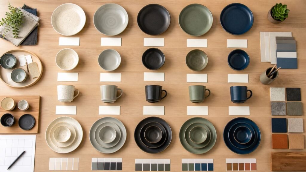 ready stock ceramic tableware range board for wholesale distributors