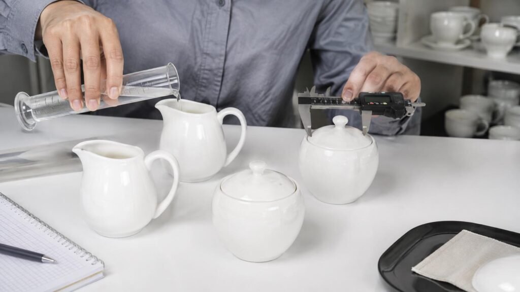 porcelain sugar bowls and ceramic creamers arranged for wholesale review