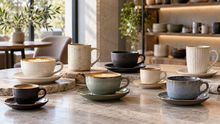 Wholesale Ceramic Coffee Cups for Cafe Supply Businesses